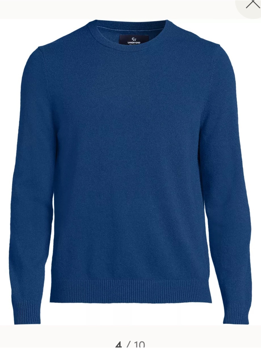 NWT Lands End Cashmere Sweater
